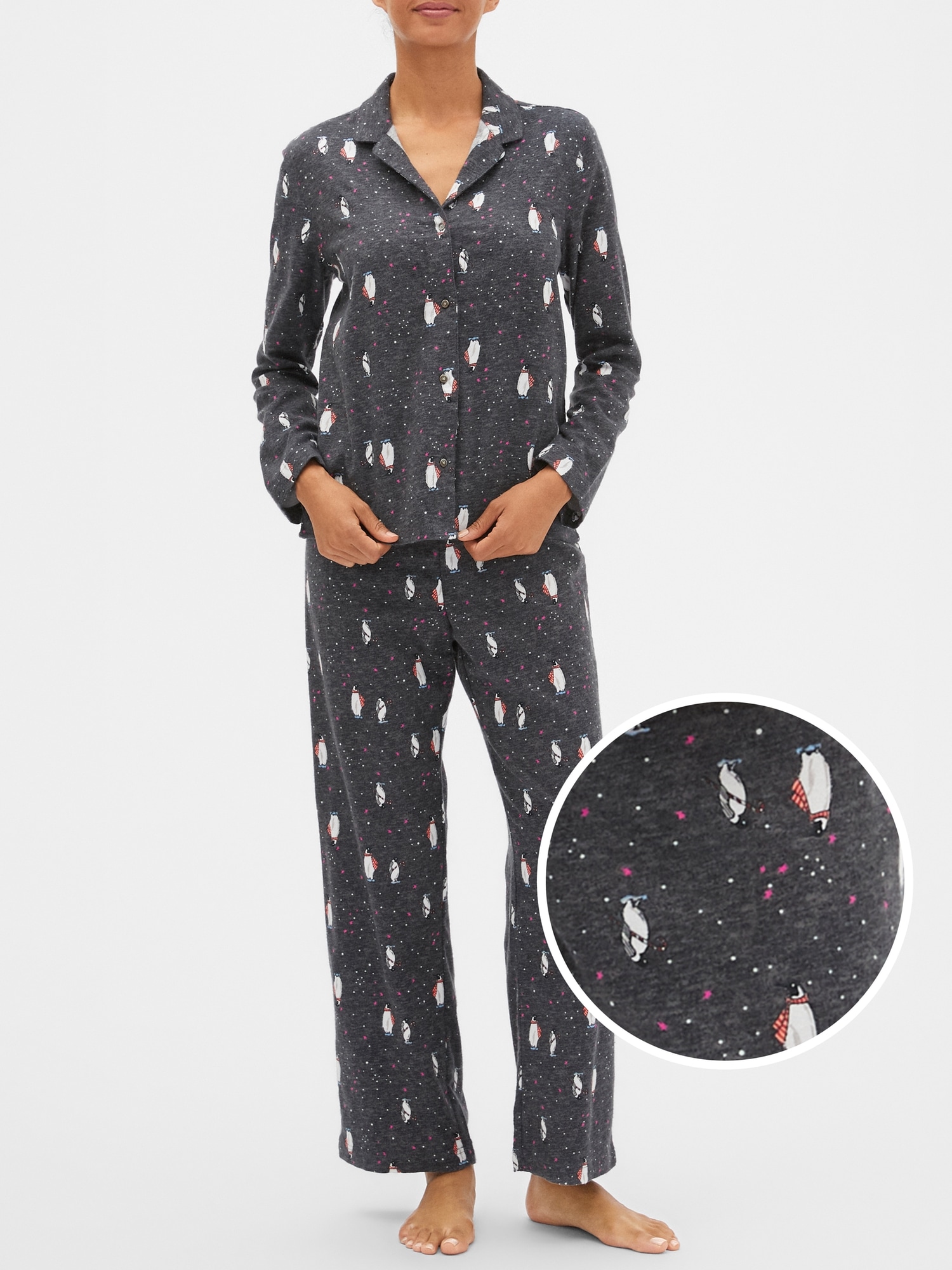 gap factory flannel pajamas