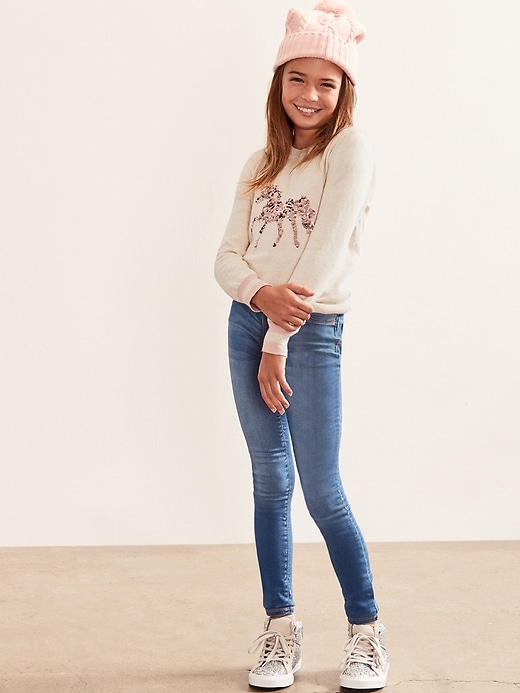 View large product image 1 of 4. Kids High-Stretch Jeggings with Washwell