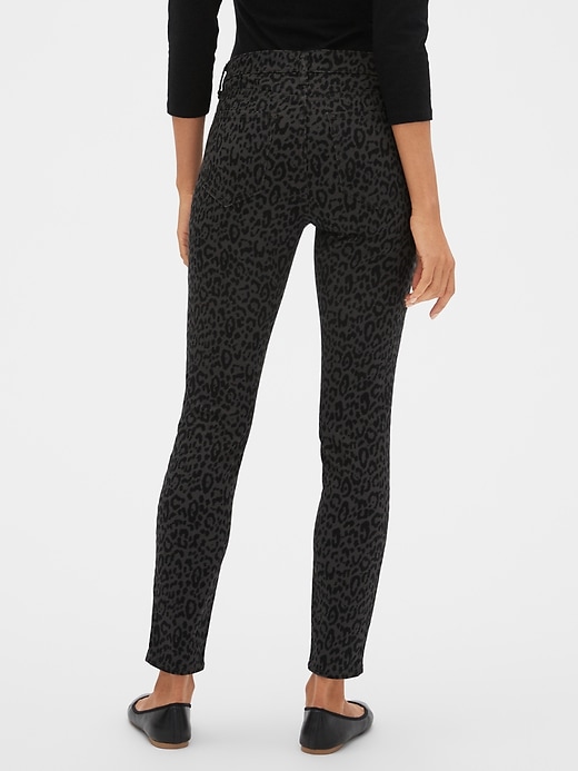 Image number 2 showing, Mid Rise Print Legging Jeans
