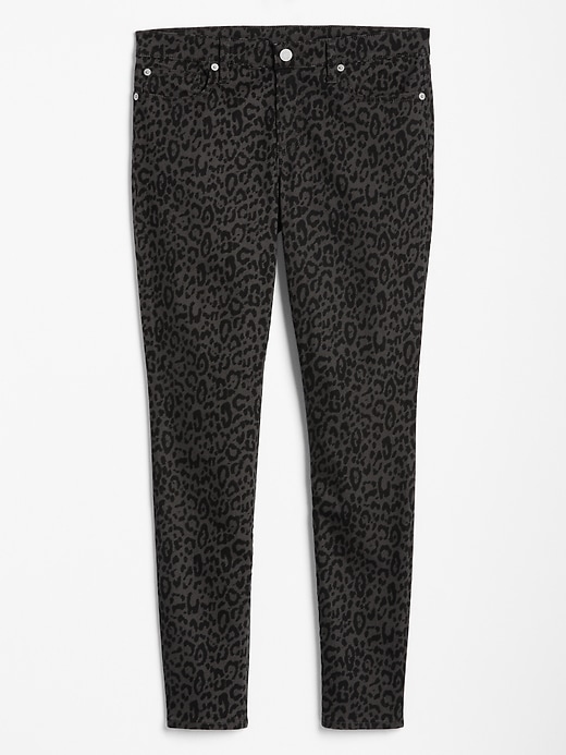 Image number 3 showing, Mid Rise Print Legging Jeans