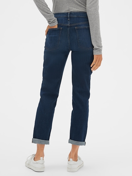 Image number 2 showing, Mid Rise Girlfriend Jeans