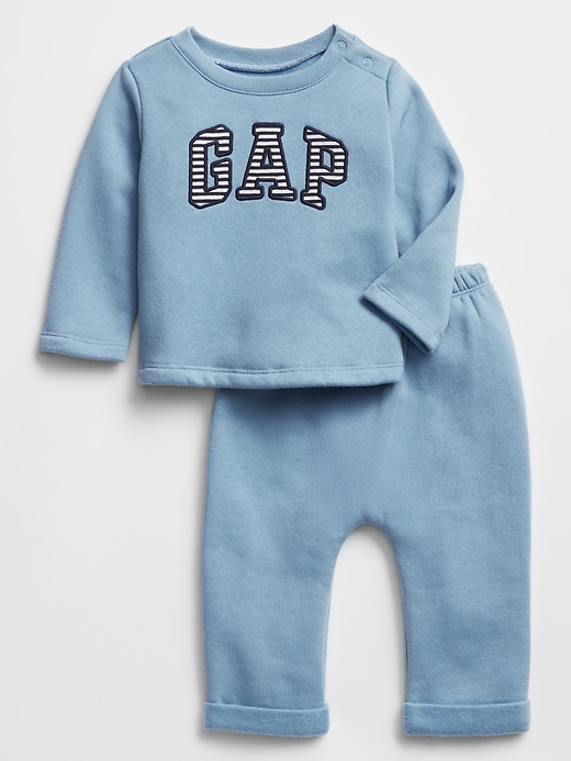 View large product image 1 of 1. Baby Gap Logo Pull-On Pants Set