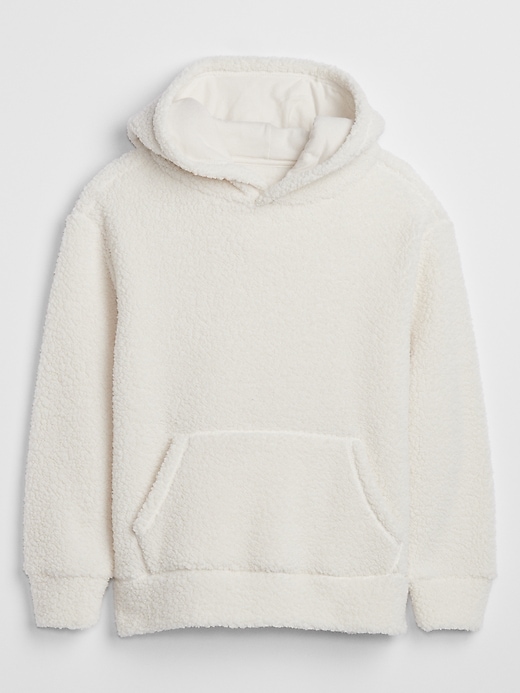 View large product image 1 of 1. Kids Sherpa Pullover Hoodie