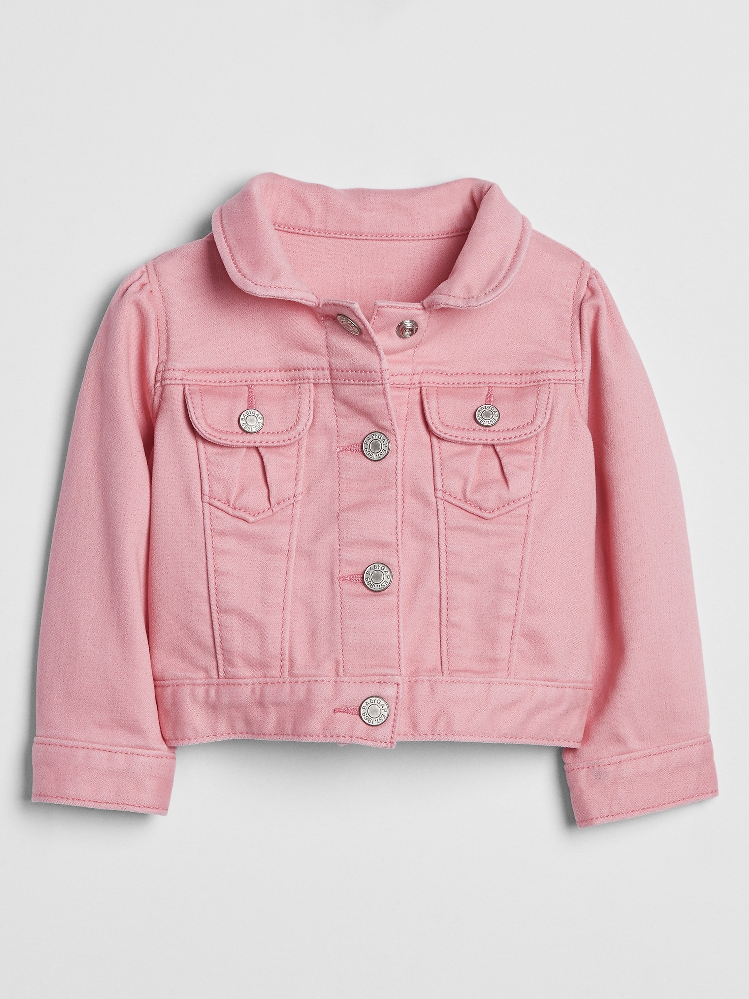 pink denim jacket baby