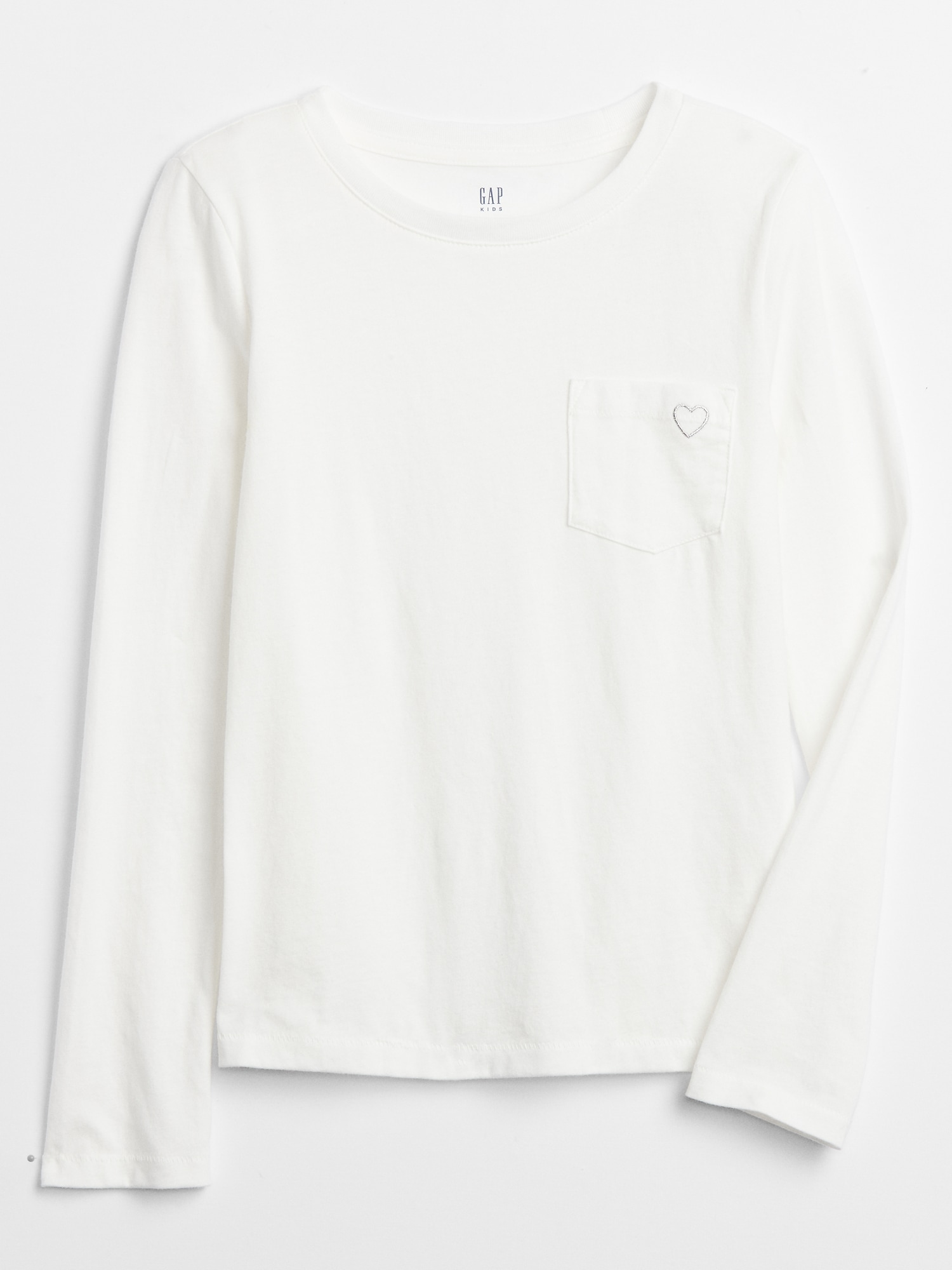 gap long sleeve white t shirt