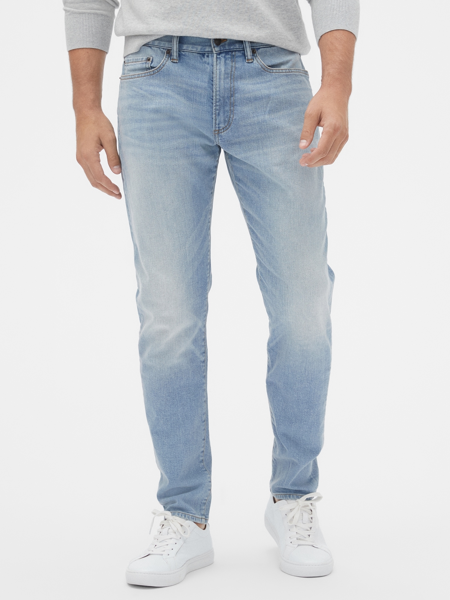 slim tapered jeans