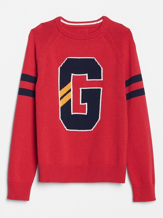 View large product image 1 of 1. Kids Gap Logo Graphic Sweater
