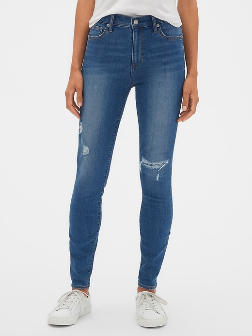 Image number 1 showing, High Rise Legging Jeans