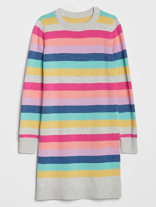 Image number 2 showing, Kids Crazy Stripe Sweater Dress