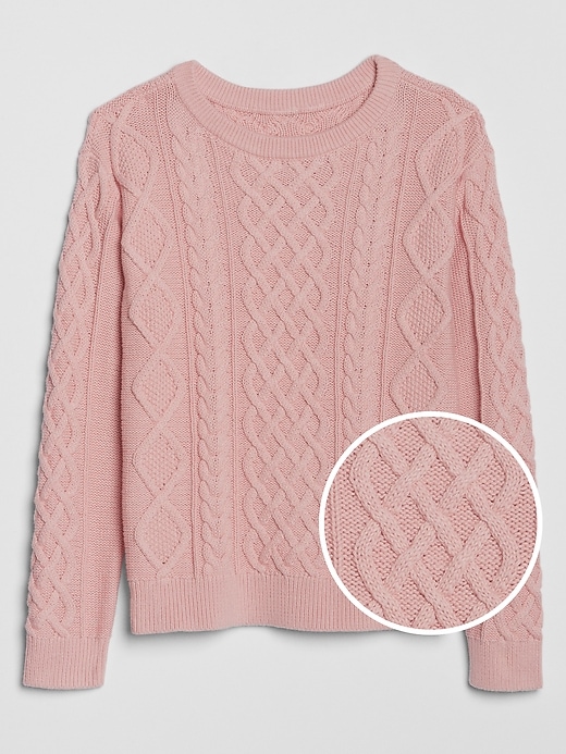 Image number 2 showing, Kids Cable-Knit Sweater