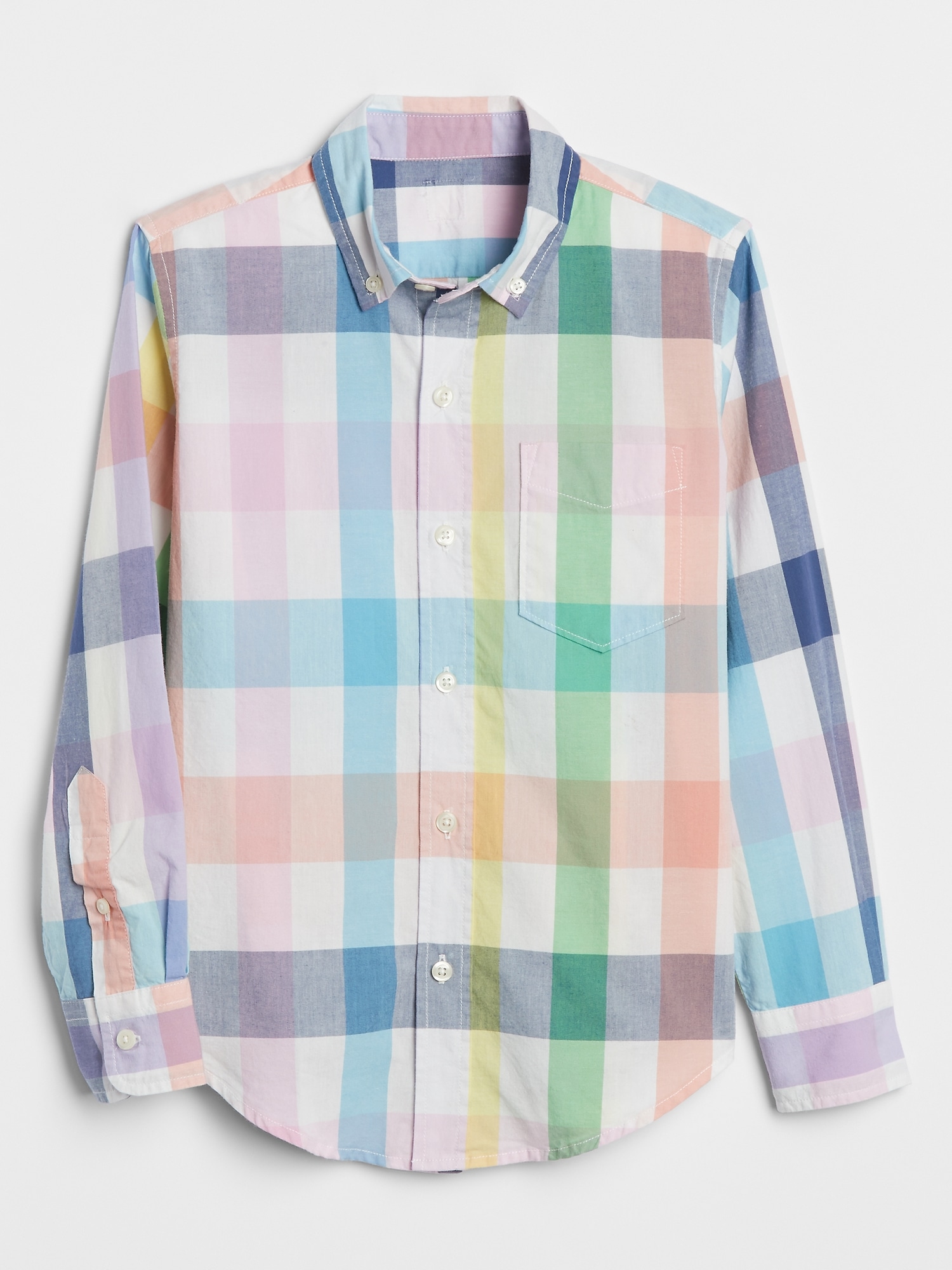Kids Plaid Poplin Shirt