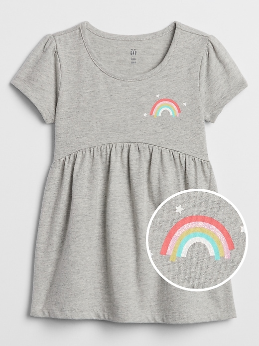 View large product image 1 of 1. Toddler Peplum Shirt