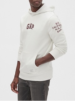 NWT Gap Boy/'s Crew Gap Logo Sweatshirt Grey Small NEW MSRP $35 Free Shipping