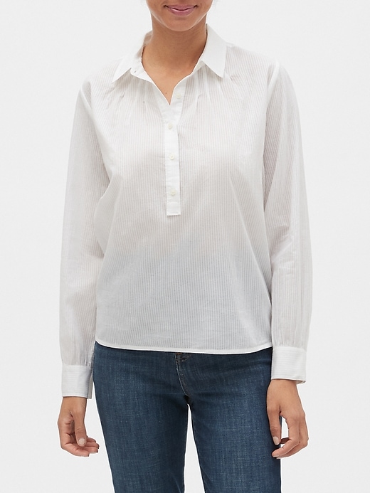 Image number 1 showing, Half-Button Front Shirt