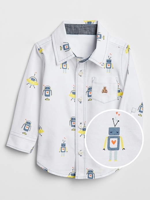 View large product image 1 of 1. Baby Print Shirt