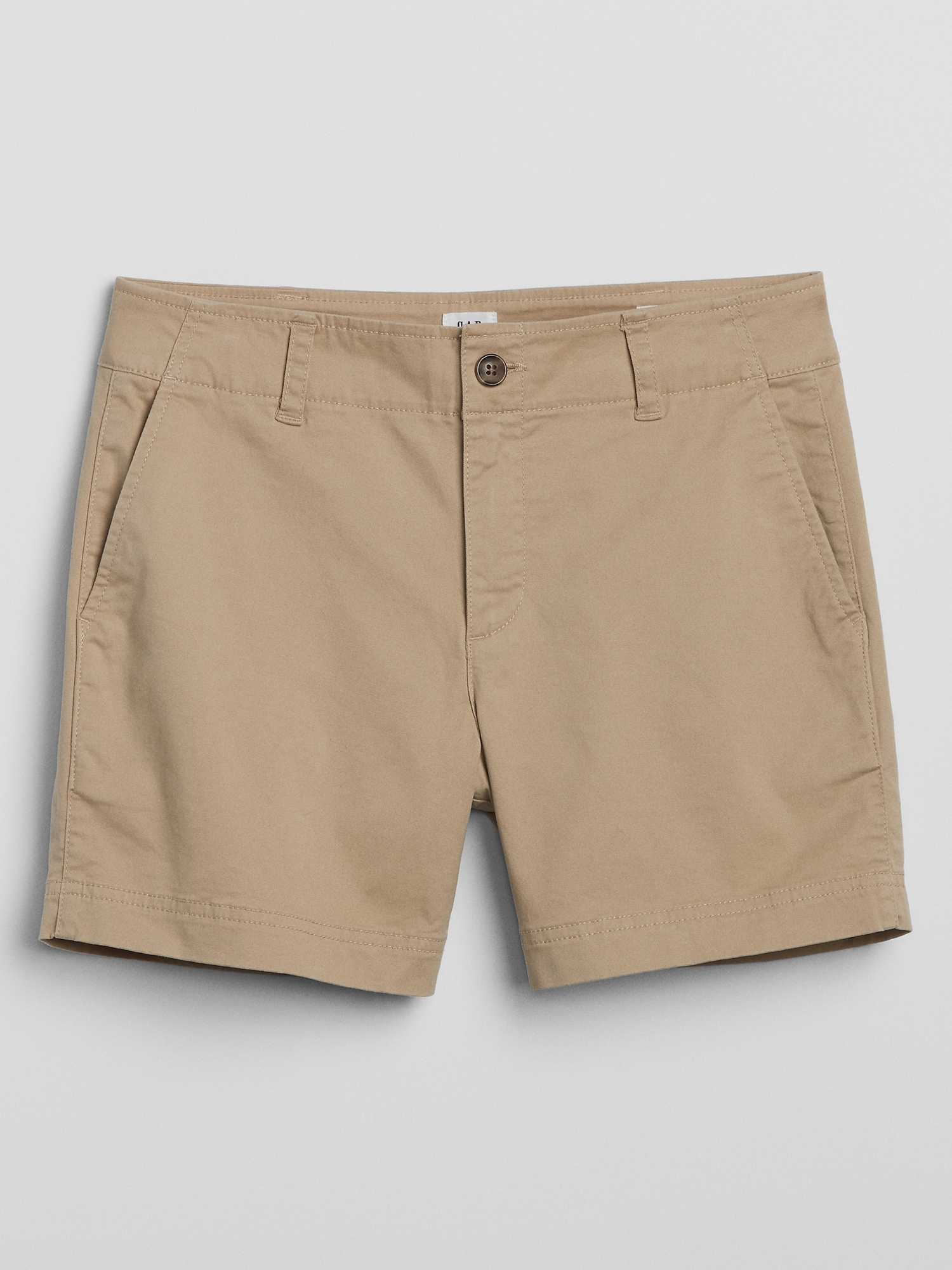 denim khaki shorts