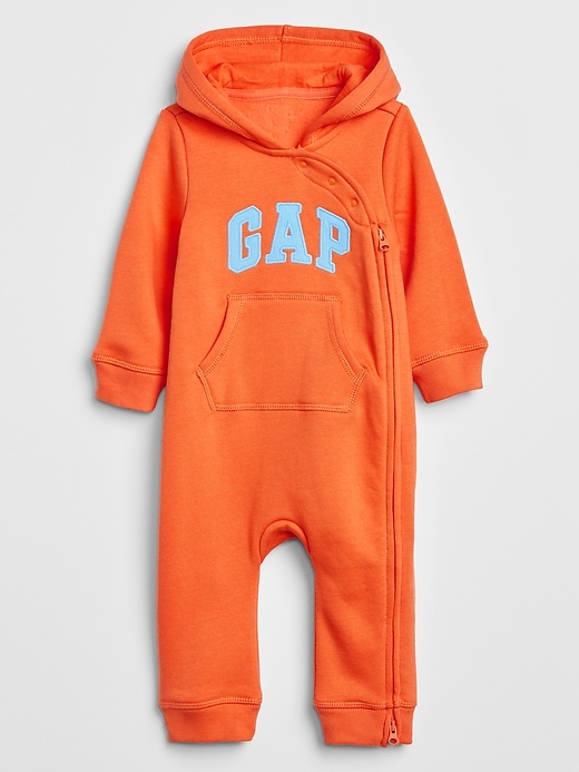 View large product image 1 of 1. Baby Logo Hoodie One-Piece