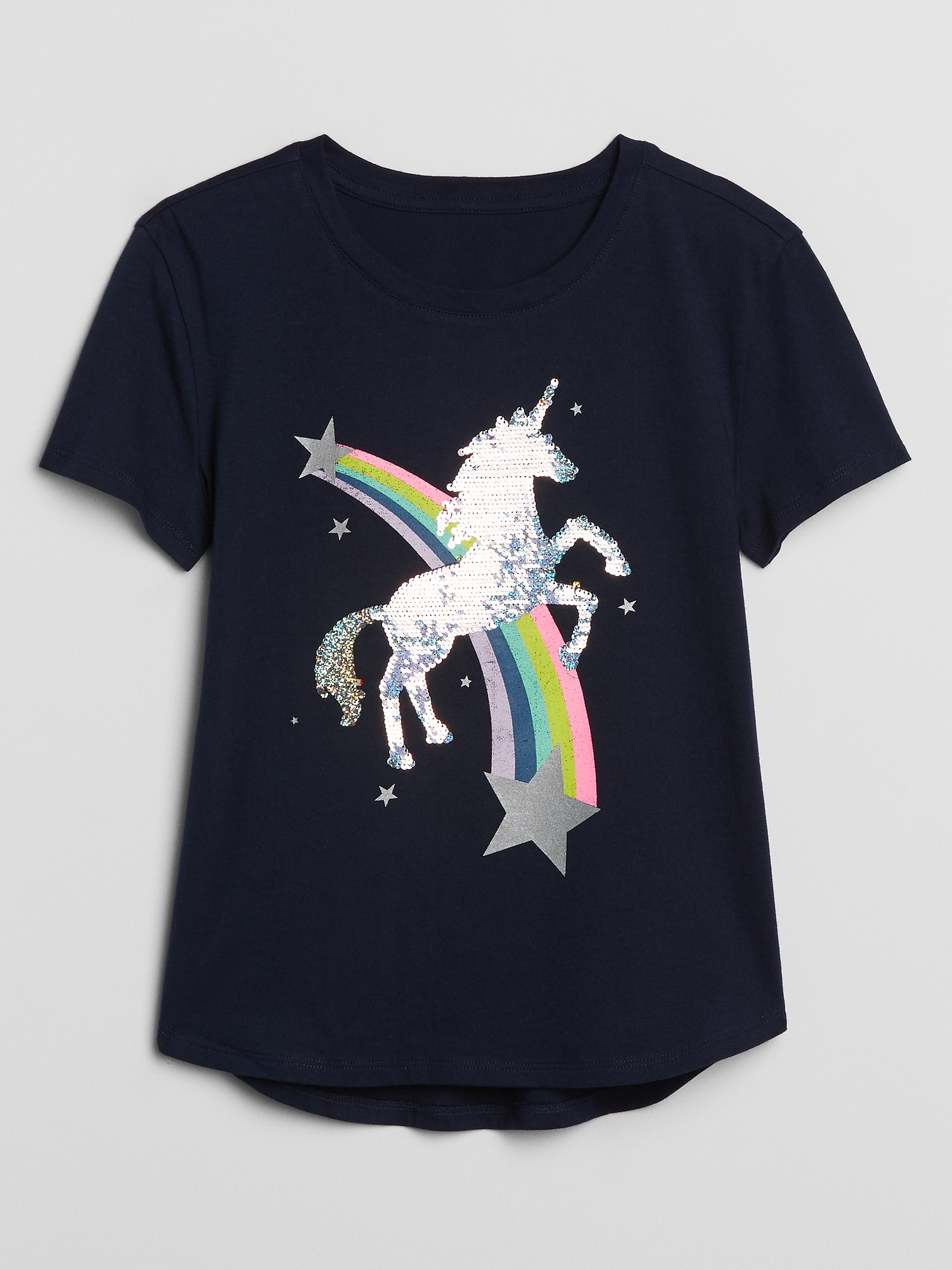 unicorn flippy shirt