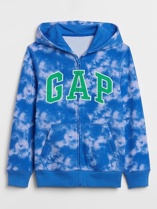 View large product image 1 of 1. Kids Gap Logo Tie-Dye Hoodie