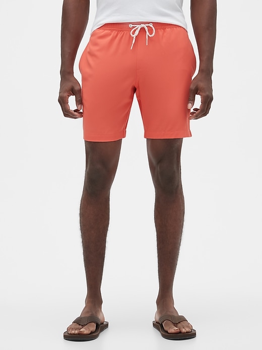 View large product image 1 of 1. 8" Swim Trunks