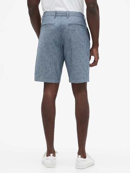 View large product image 2 of 3. 10" Chambray Shorts with Washwell&#153
