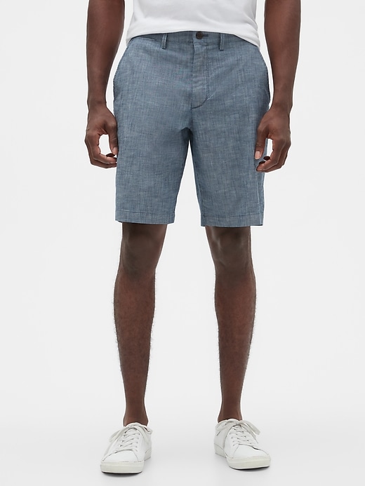 Image number 1 showing, 10" Chambray Shorts