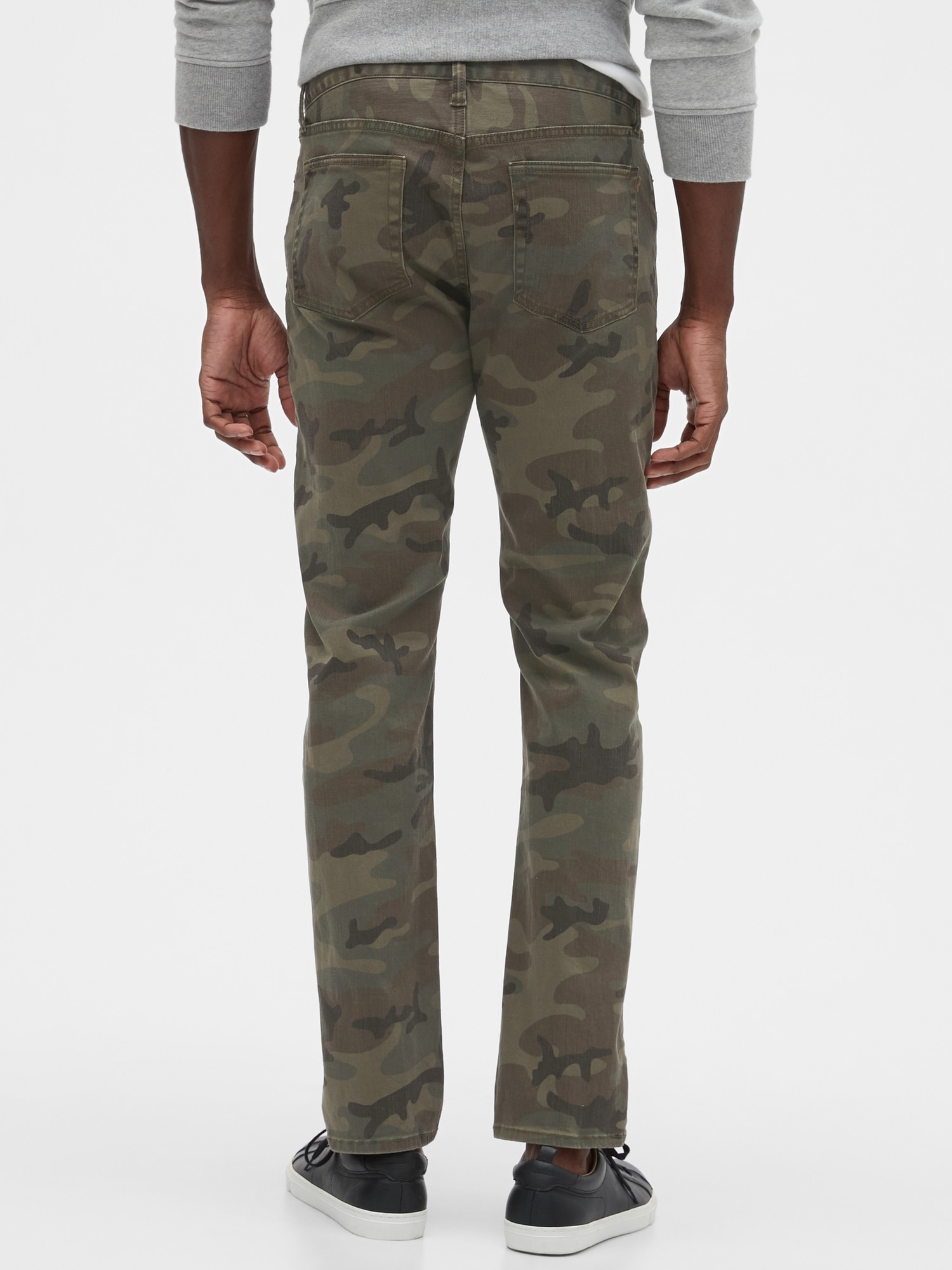 skinny fit camo pants