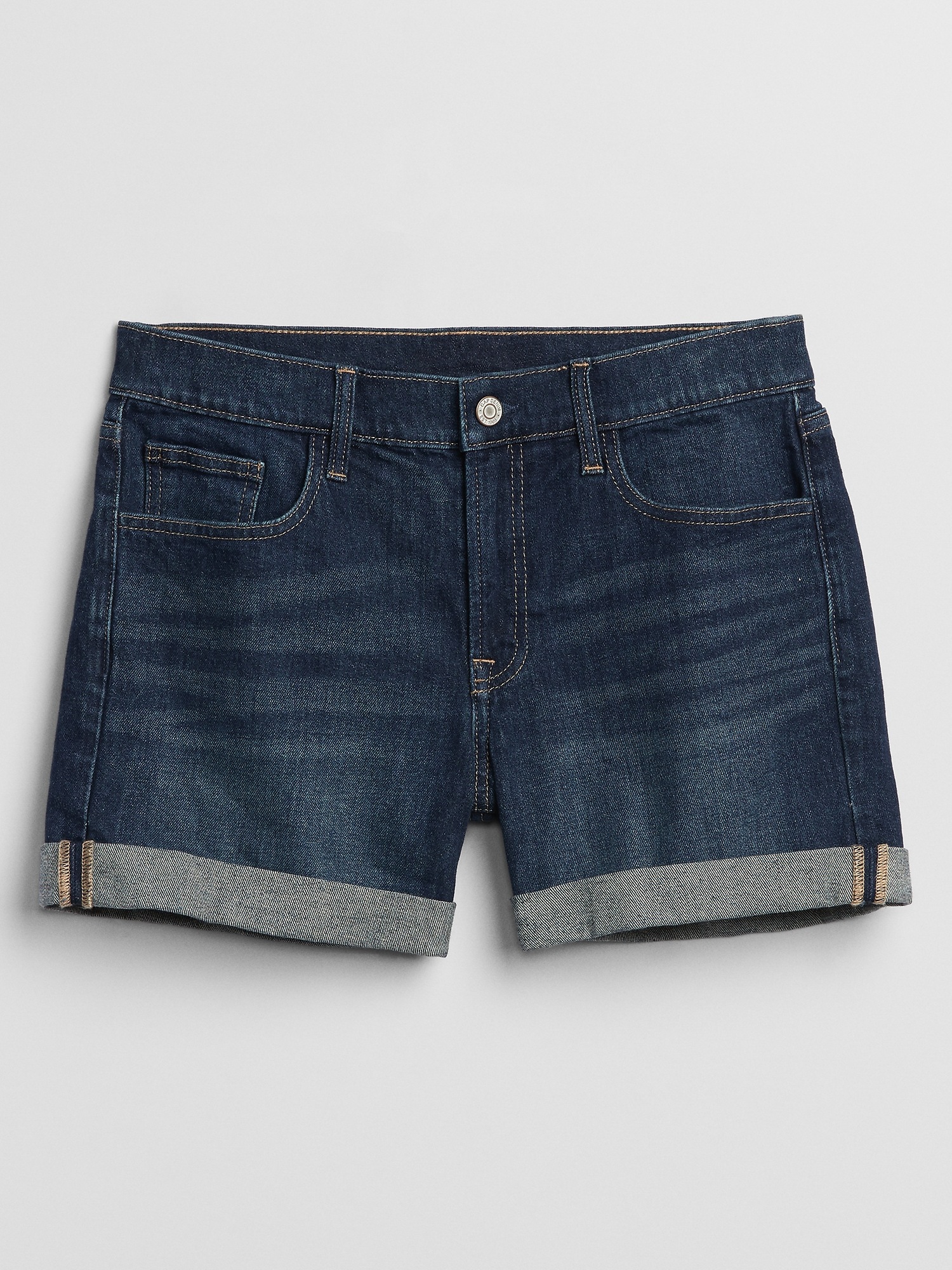 5" Mid Rise Denim Shorts With Washwell Gap Factory