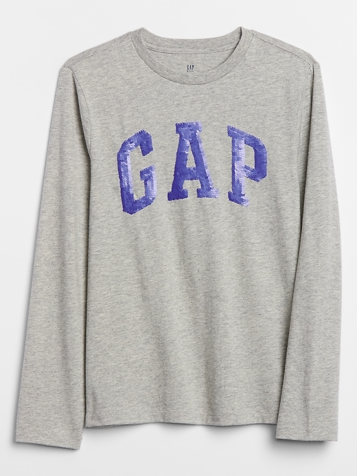 Image number 1 showing, Kids Gap Logo Flippy Sequin T-Shirt