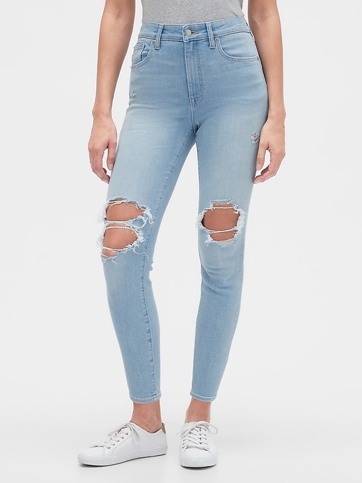 Image number 1 showing, High Rise Curvy Legging Jeans