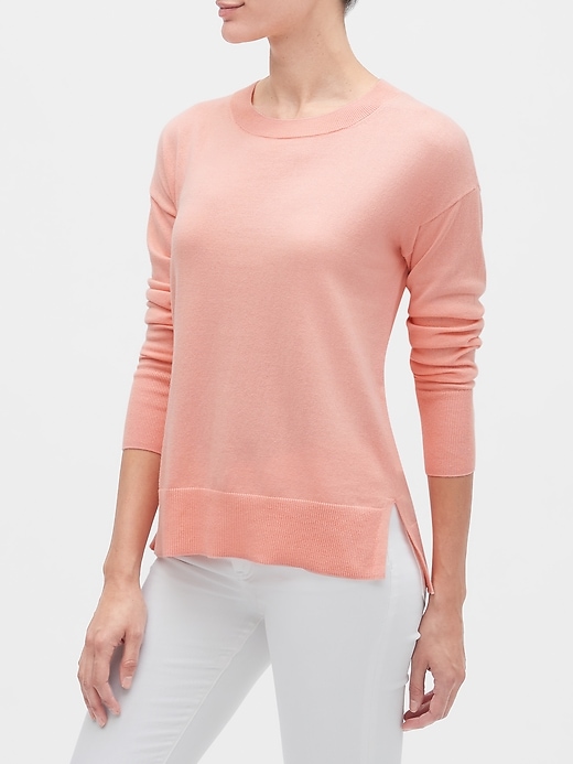 Image number 7 showing, Crewneck Tunic Sweater