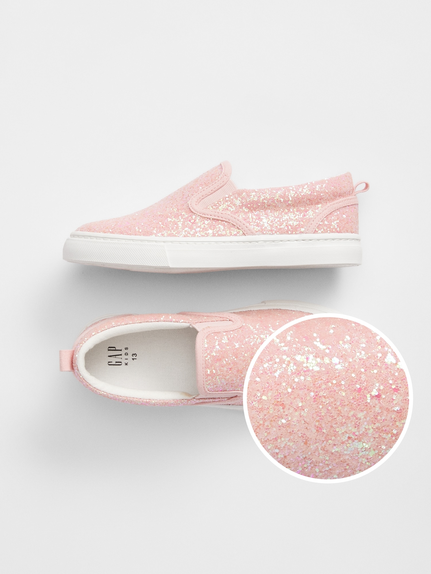 Kids Glitter Slip-On Sneakers | Gap Factory