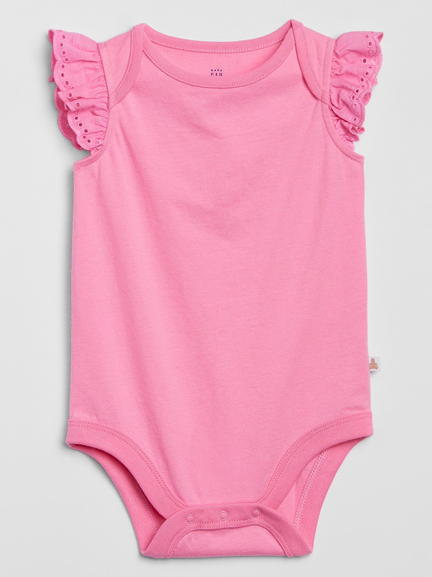 pink baby bodysuit