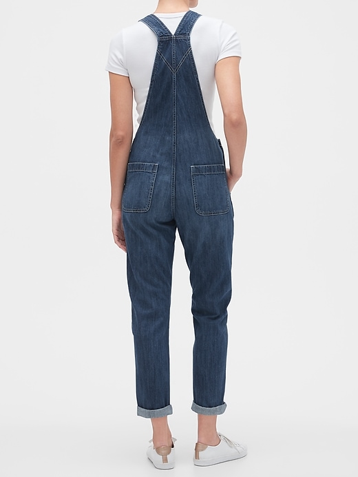 Image number 2 showing, Relaxed Denim Overalls