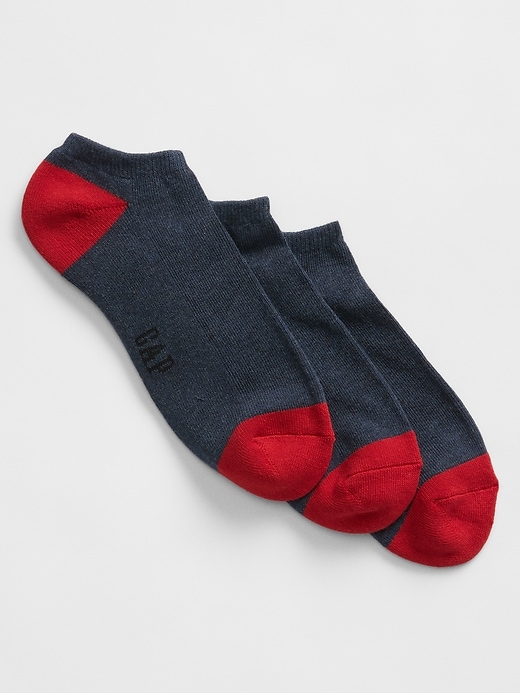 View large product image 1 of 1. Colorblock Ankle Socks (3-Pack)