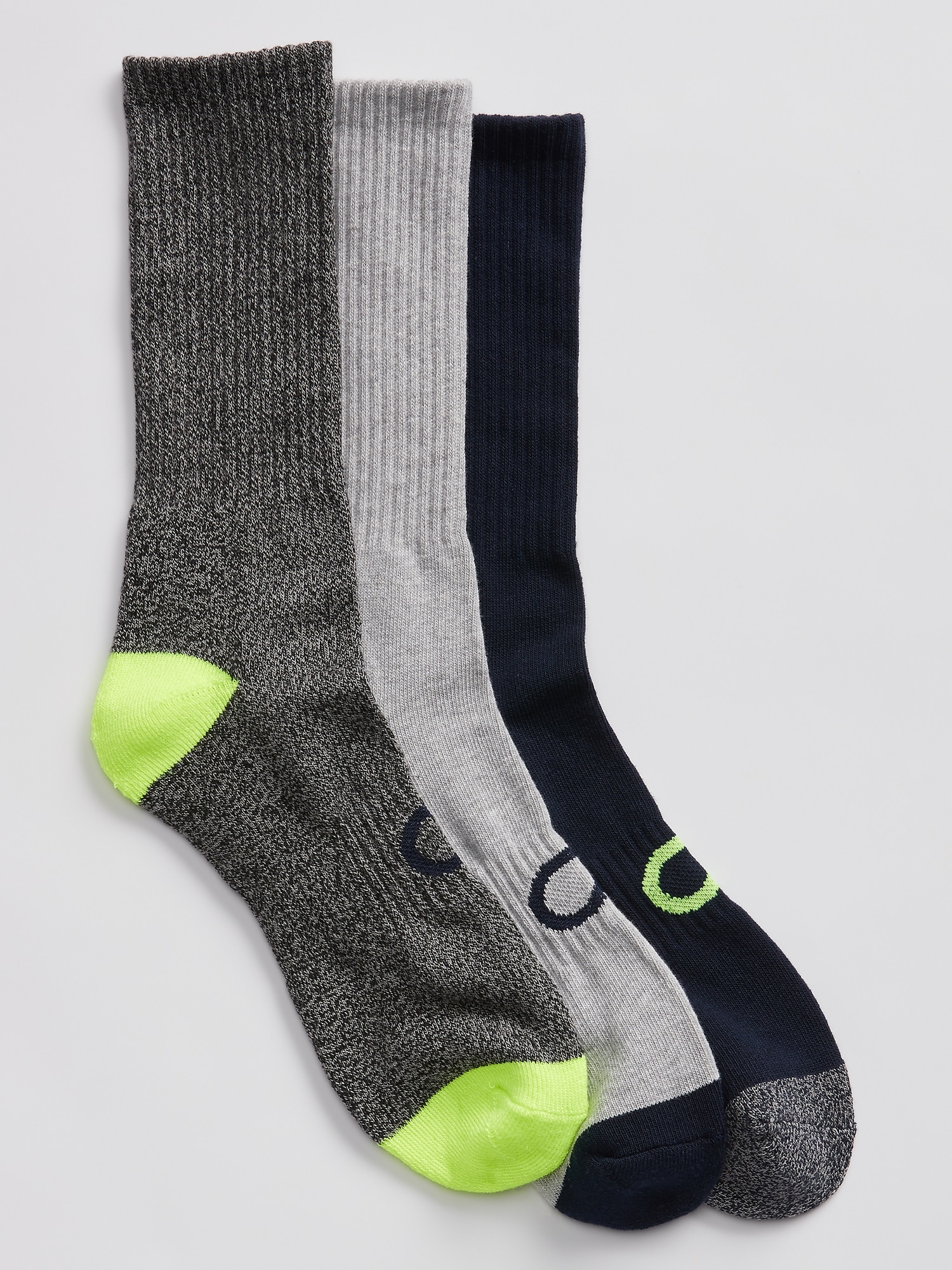 Gap (3-Pack) Factory Socks | Logo Gapfit