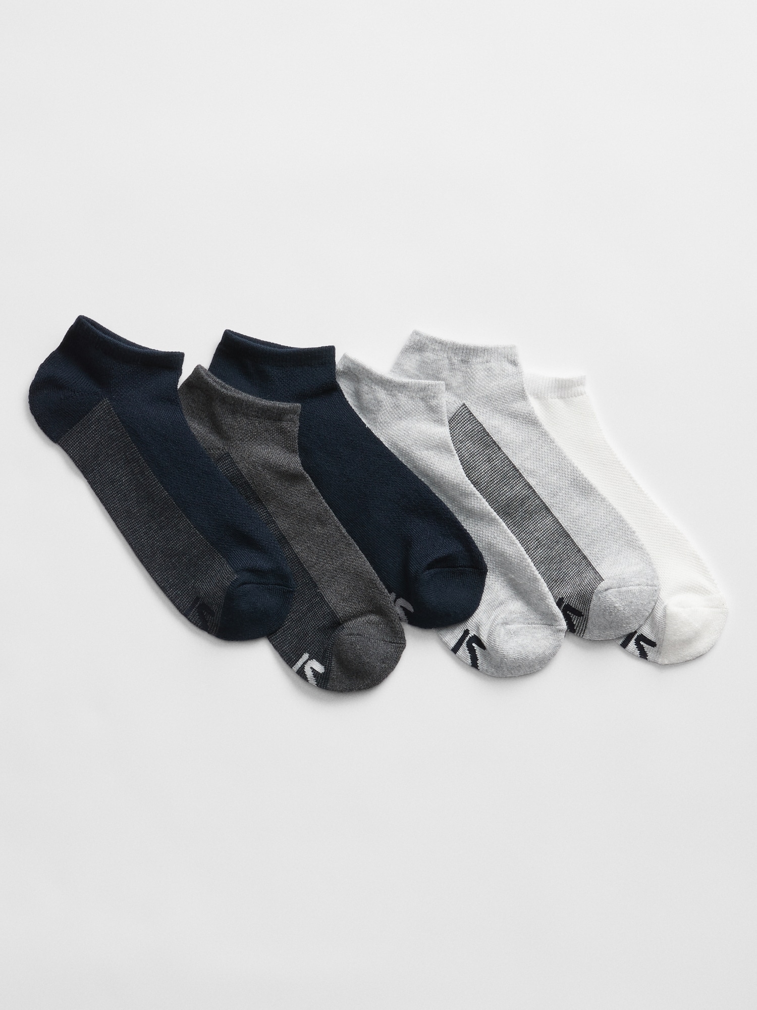 GapFit Colorblock Ankle Socks (6-pack) | Gap Factory
