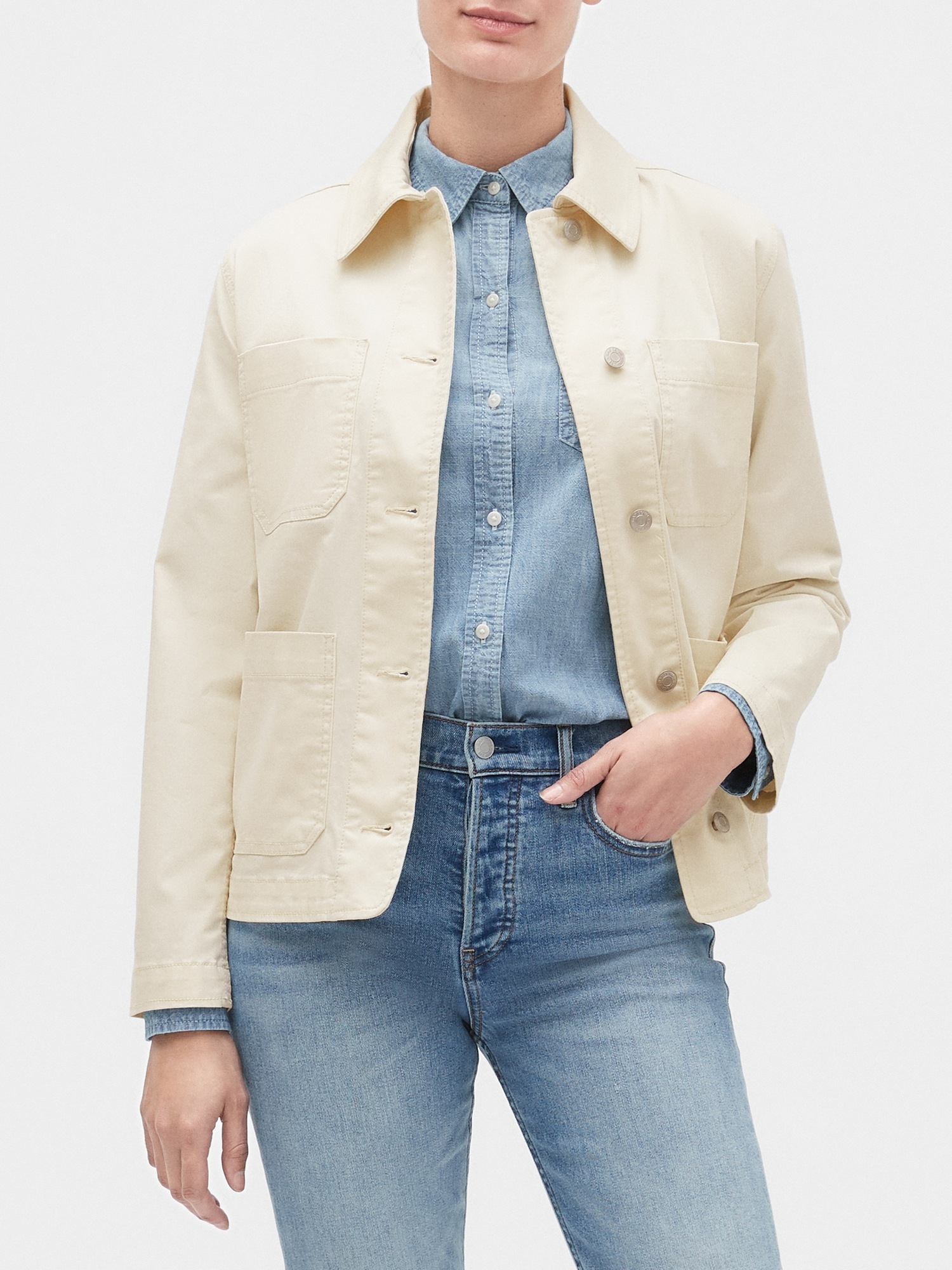 gap factory utility jacket