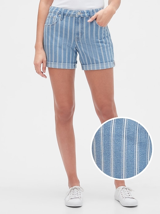 Image number 1 showing, 5" Denim Stripe Shorts