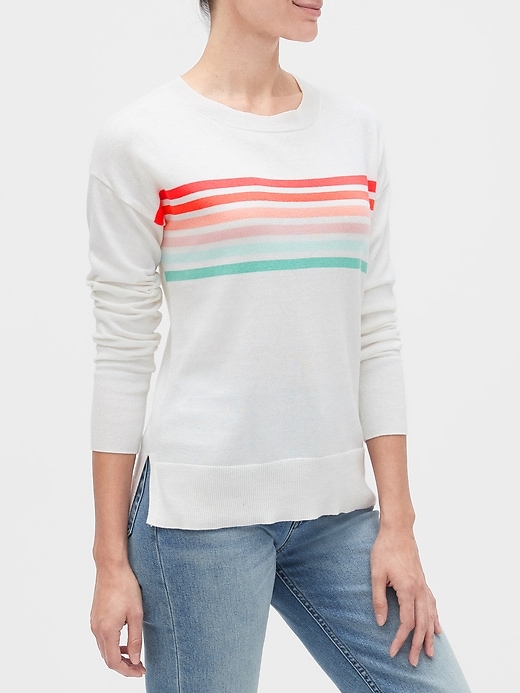 Image number 8 showing, Crewneck Tunic Sweater