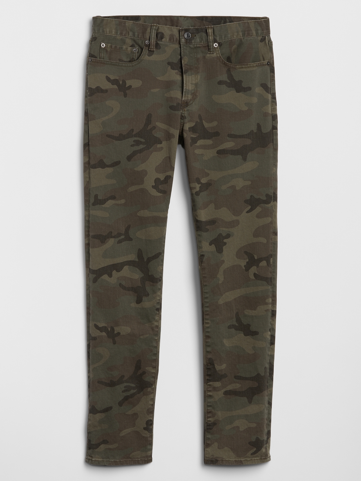 gap camo jeans