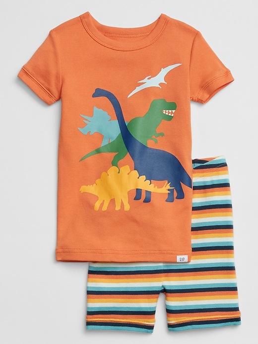 View large product image 1 of 1. babyGap Dinosaur Short PJ Set