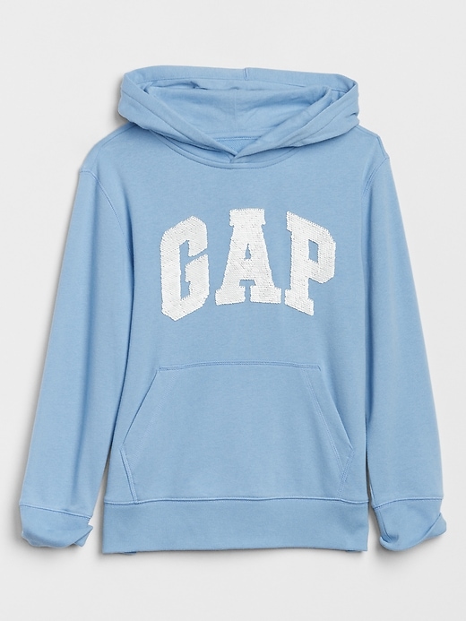 Image number 3 showing, Kids Gap Logo Flippy Sequin Hoodie