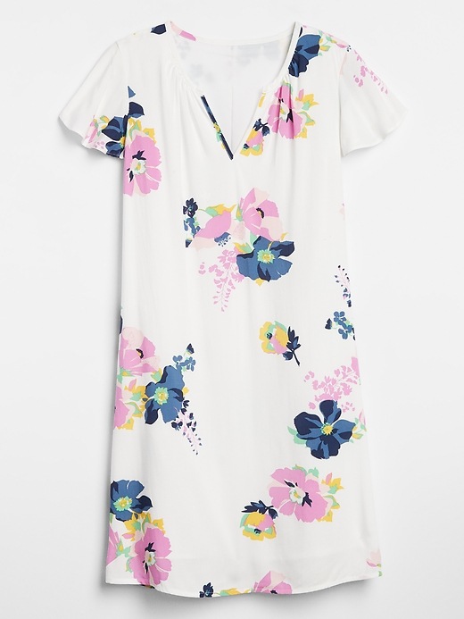 Image number 3 showing, Print Flutter Dress