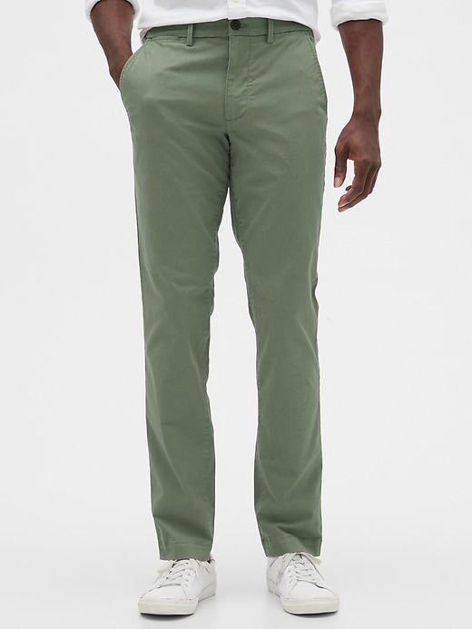 gap slim stretch khakis