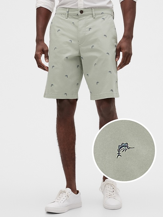 View large product image 1 of 3. 10" Essential Khaki Short With Washwell&#153