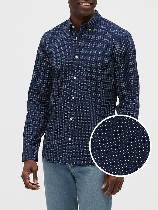 Image number 1 showing, Poplin Shirt in Slim Fit