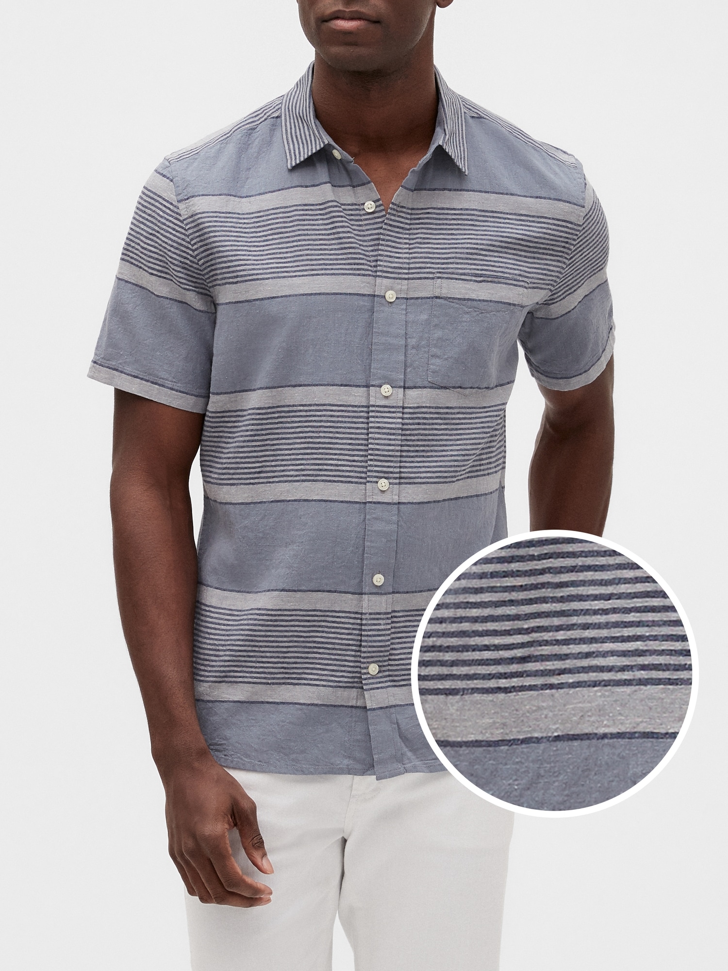 Linen-Cotton Shirt | Gap Factory