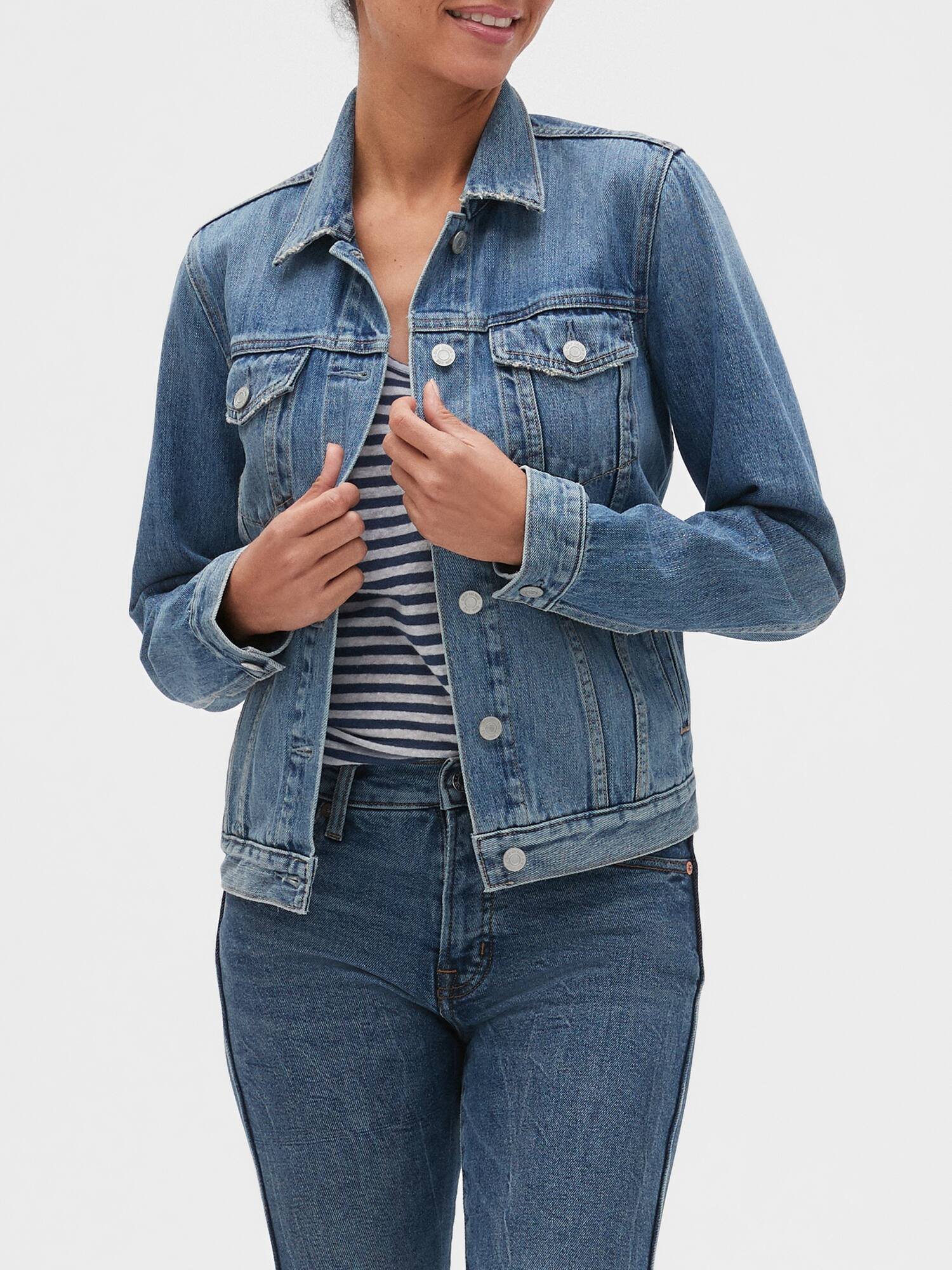 gap icon denim jacket men