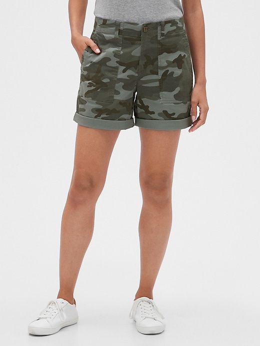 View large product image 1 of 1. 5" Girlfriend Khaki Shorts
